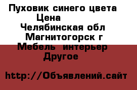 Пуховик синего цвета › Цена ­ 1 000 - Челябинская обл., Магнитогорск г. Мебель, интерьер » Другое   